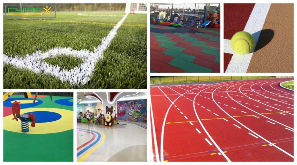 Understanding Sports Surfaces: Acrylic, EPDM, Asphalt, Concrete, and Artificial Grass أفضل 5 أسطح الملاعب الرياضية في الإمارات: الدليل الشامل للأكريليك وEPDM والأسفلت والخرسانة والعشب الصناعي